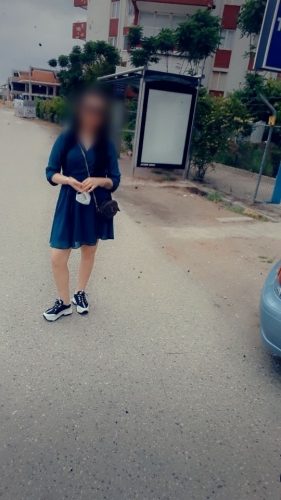 Etkileyici eve gelen kadın Dilberay