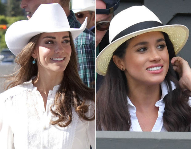 Kate Middleton ve Meghan Markle'ın stil benzerliği 